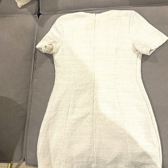 H&M Cream Tweed Dress - Picture 2 of 5